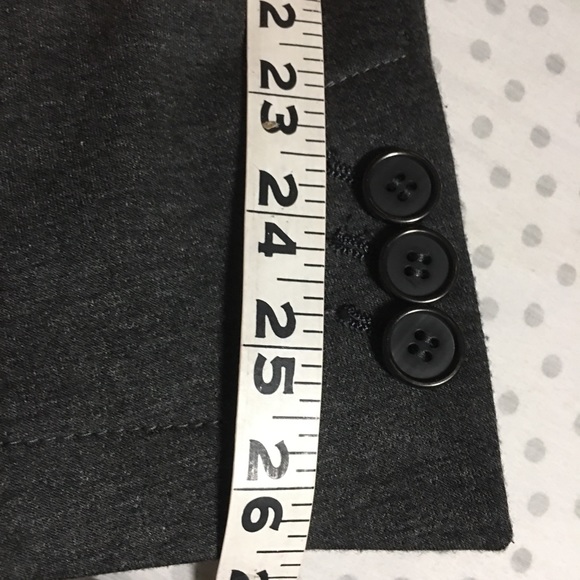 Soft Cotton blazer by report collection S 36 R dark charcoal gray EUC - Picture 4 of 10